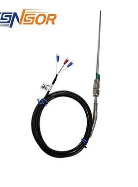 台湾EYC出线式热电阻 管径5MM管长350MM出线2MPVC FPT1/4活动螺纹