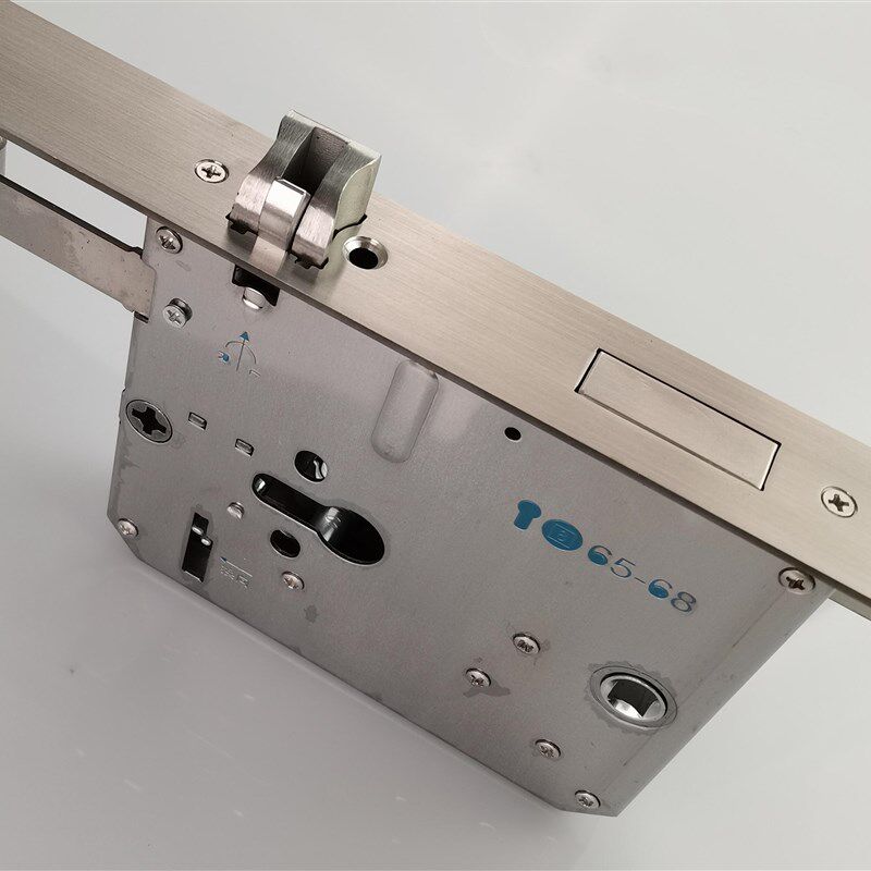 联动防卡死结构*385全钢固定钩叉锁舌指纹锁专用电子智能锁体