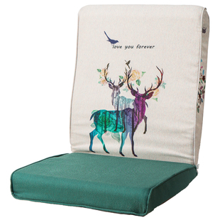 虎啸老式 实木沙发垫 木沙发坐垫带靠背连体三人沙发垫子联邦椅中式