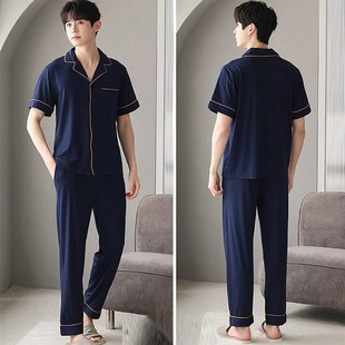 4XL Loose Big Size Pajamas for Men 100Kg Summer Cool Short S