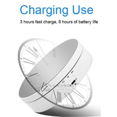 4kg 3 Speeds Electric Rotating Display Stand Turntable Jewel