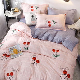 被单件被罩男冬季 水洗棉1x200x230人1.5米单人学生宿舍被单