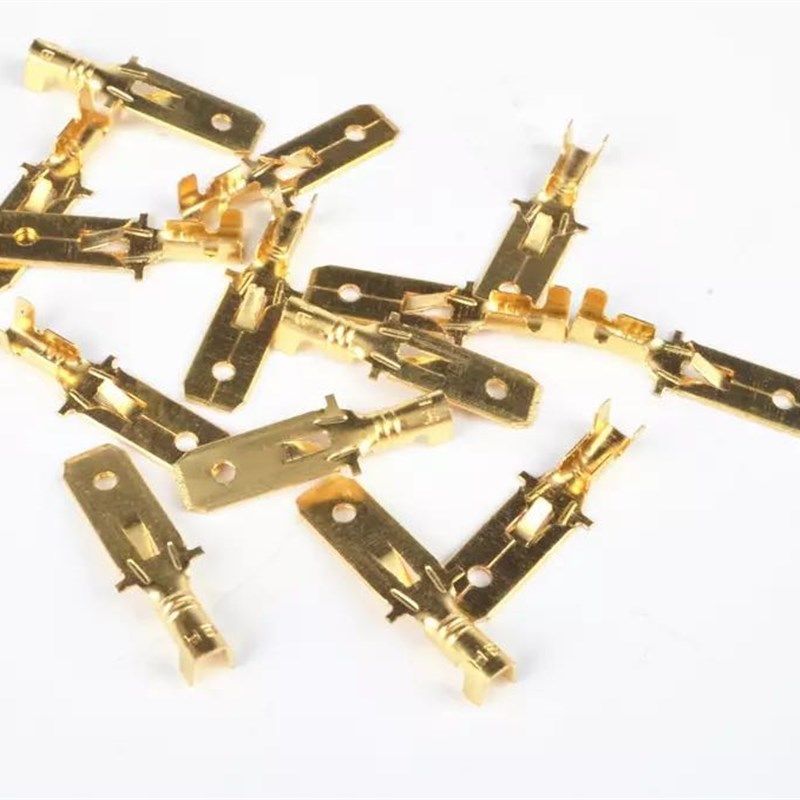 .3插片接线端子.3四方插片带倒刺接插件 汽车连接器0.8厚2000只,电子/电工,接线端子,淘宝优惠券,粉丝福利购,淘宝优惠卷