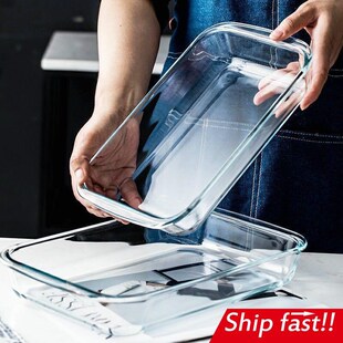 dinner bowls plates dish glass heat resistant baking oven