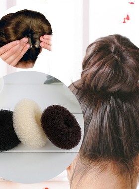 Fashion Hair Bun Maker Donut Magic Foam Sponge Easy Big Ring