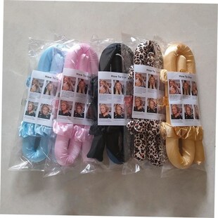 Heatless Curling Rod Headband No Heat Hair Curlers Ribbon