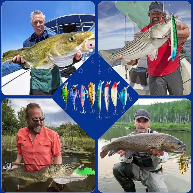 Fishing Advent Calendar 2024 Fishing Lure Advent Calendar fo - 实物图