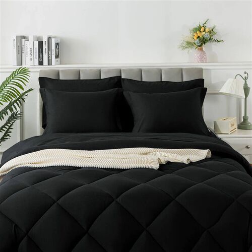 5-7 Pieces Bed in a Bag, Bedding Sets with All Season Soft Q