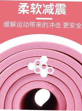 Yoga Mat Exercise Thick Non-slip Gym Fitness Durable Pilates