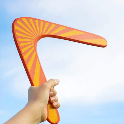 New Kangaroo Throwback V Shaped Boomerang Flying Disc Throw1