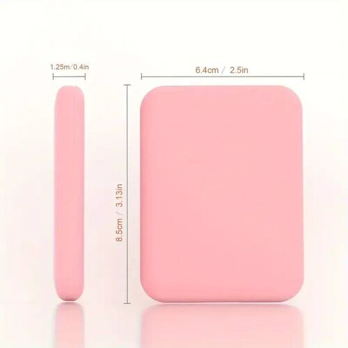 Mini Compact Led Makeup Mirror With Light 2X Magnifying Smal