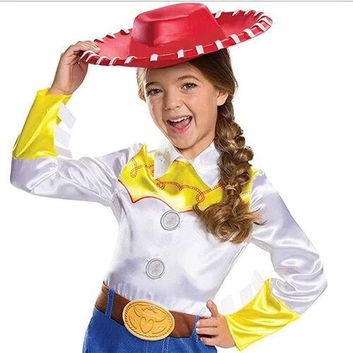 Kids Girls Movie Story Jessie Cosplay Costumes Child Cowgirl