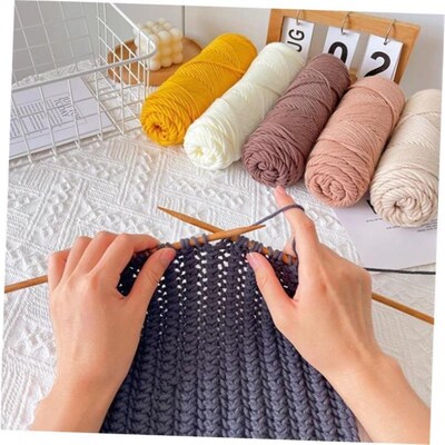 Milk Cotton Yarn Comfortable Wool Blended Thread Apparel Sew