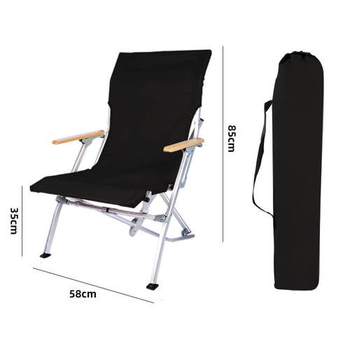 New Outdoor camping folding chair alloy beach lounge chair