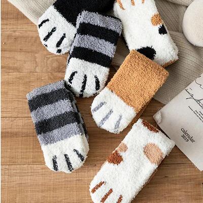 Dreamlikelin Kawaii Cartoon White Socks for Women Cute 3d Do