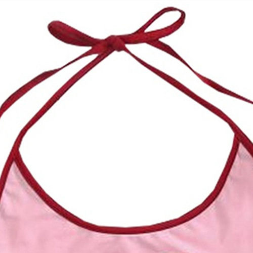 2019 Summer New Pink Love Heart Print Slim Tight Spaghetti S