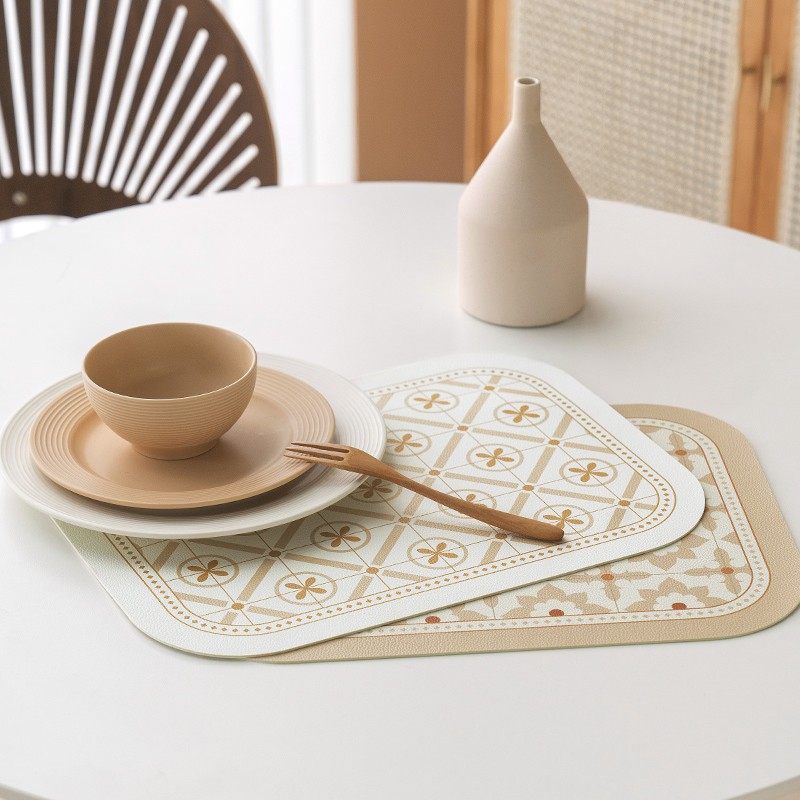 秋冬限定-橘颂皮革餐垫西餐垫防水防油隔热垫防烫餐盘垫碗垫锅垫,居家布艺,餐垫,淘宝优惠券,粉丝福利购,淘宝优惠卷