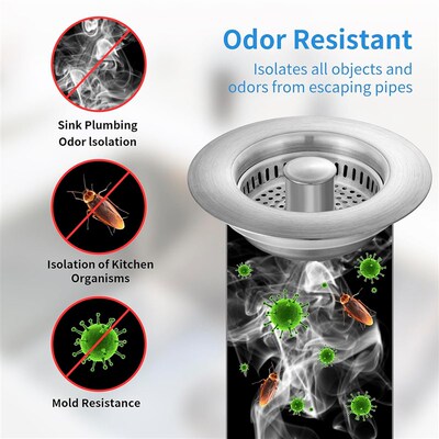 Kitchen Sink Drain Strainer Stopper Food Catcher Basket