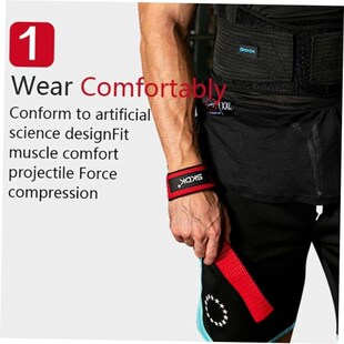 Padded Weight Lifting Training Gloves Wrap Gym Straps Hand B