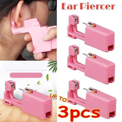 1-3Pcs Disposable Safe Painless Ear Piercing Healthy Sterile