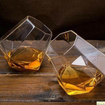 Diamond Whiskey Beer Mug Hotel Bar Whiskey Shot Glass Cup