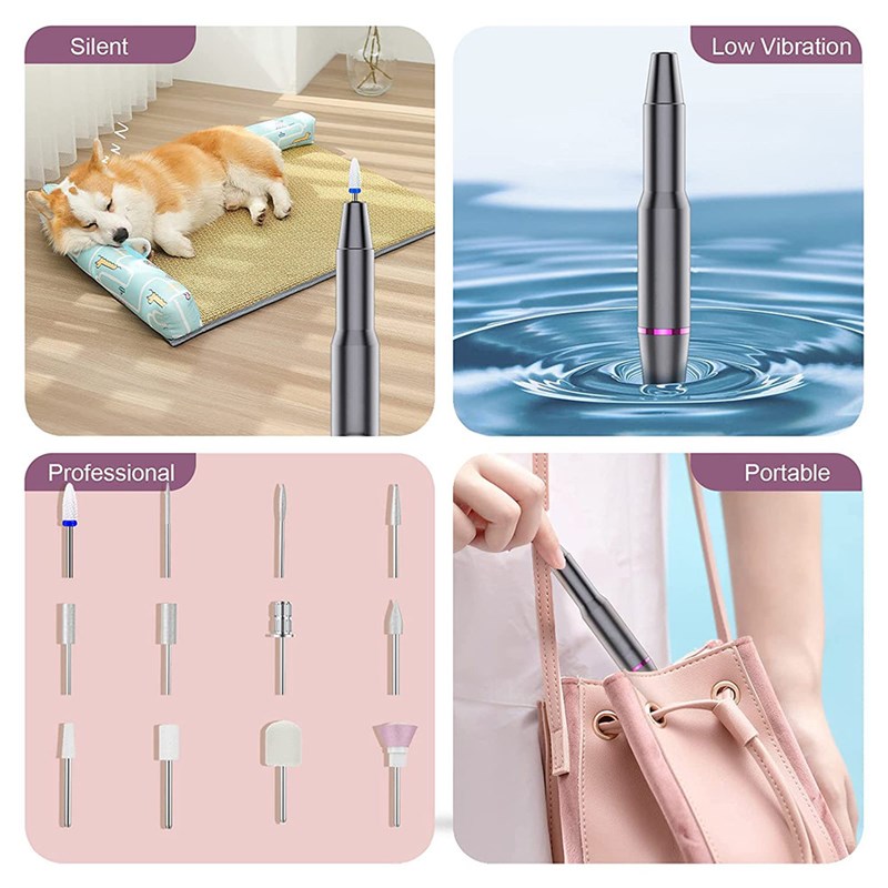 Professional Nail Drill Machine Electric Nails Drill Gel Pol