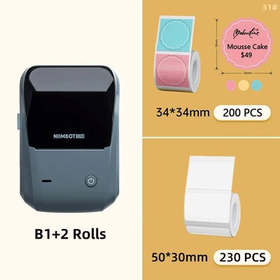 Niimbot B1 New Mini Label Printer Portable Thermal Self-Adhe