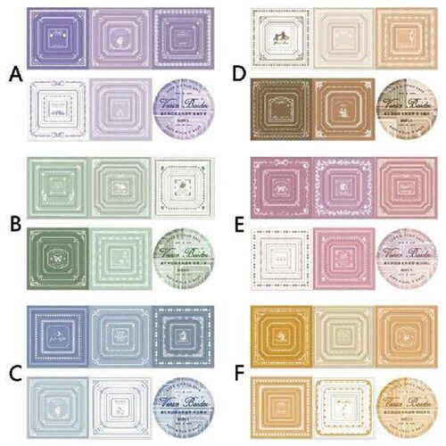 80Pcs/Roll Artistic DIY Decorative Stickers Hand Decor