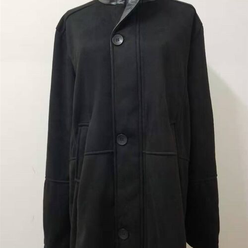 MidLong Loose Wool Coat for Men in Autumn Winter Europe Amer