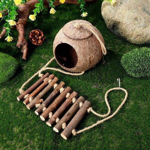 Cave Reptile Tank Accessory Decor Lizard Habitat Gecko