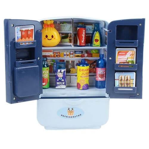 Mini Double Door Refrigerator Girl Toys Simulation Pretend P