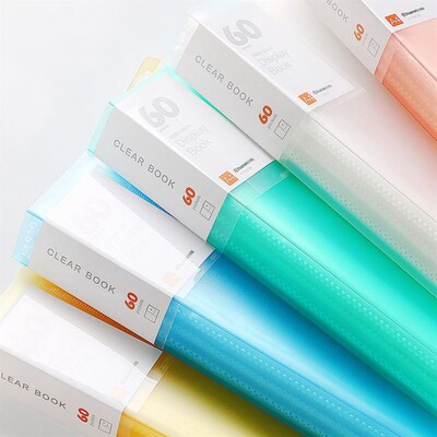 a4 clear book display file文件夹 document folders 资料夹透明