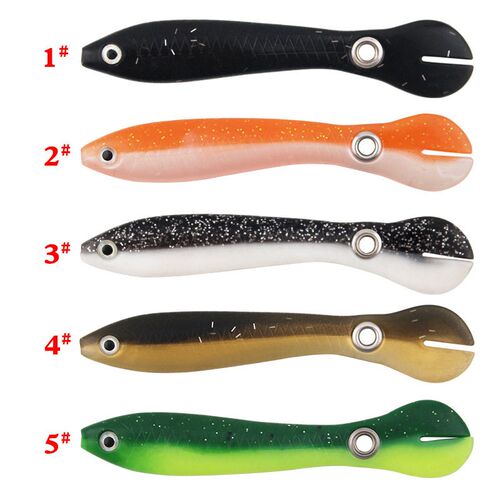 Fish Walking 5pcs/lot Soft Fishing Lures 2g/6g Swing Tail Ba