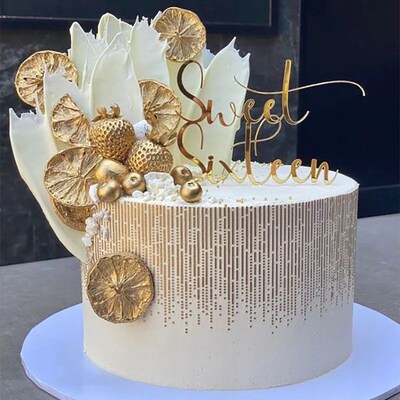 Cake Stencil Fondant Lace Spray Cake Mold Boder Stencils Tem