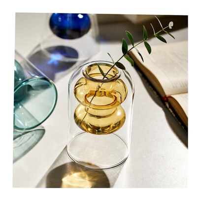 Nordic Home Decor Glass Vase Living Room Decoration Flower V