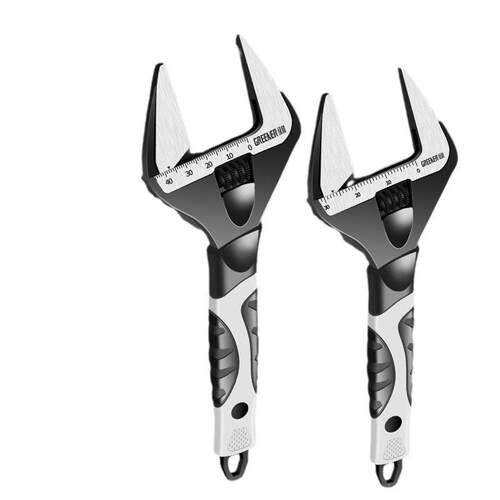 Multi functional universal wrench with adjustable wrench too