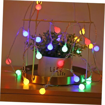Led Crystal Ball String Lights Garland Christmas Fairy Light