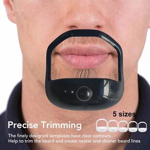 Beard Styling Template Symmetric Cut Shaver Mold 胡须造型板