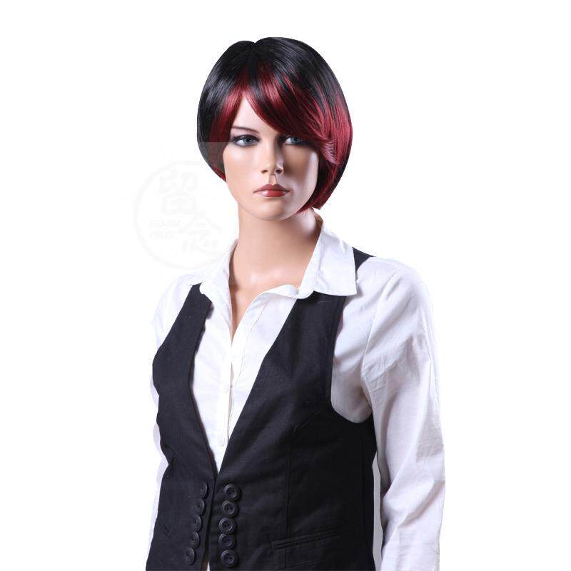 -Personalized highlighted red wig domestic and foreign comme - 实物图