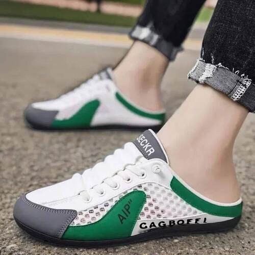 Summer Mens Half Slippers Trendy New Casual Shoe Light Walk