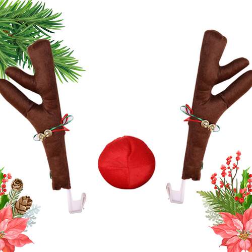 Christmas cartoon Antlers Car roof Decorations耶诞节汽车装饰