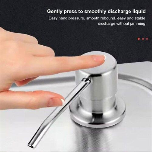 Kitchen Sink Liquid Soap Dispenser Pump Stainless Steel