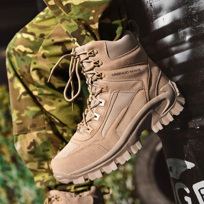 New Boots Men Military Special Force Desert Combat Shoes Men