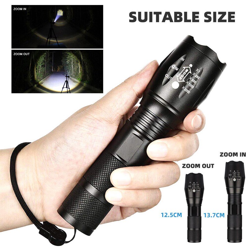 High Power Led Flashlights Camping Torch 5 Lighting Modes图片