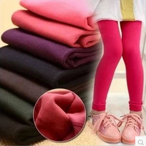 Autumn Winter Girls Leggings Plus Velvet To Keep Warm Candy