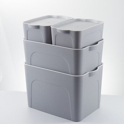 Plic Storage Box Large Sundries Storage Box with Lid Dustpro
