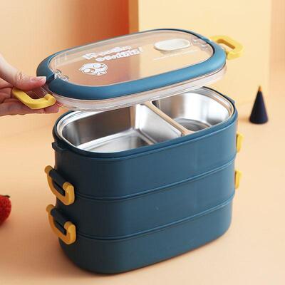 Microwave Lunch Boxes Leakproof Food Container Compartments