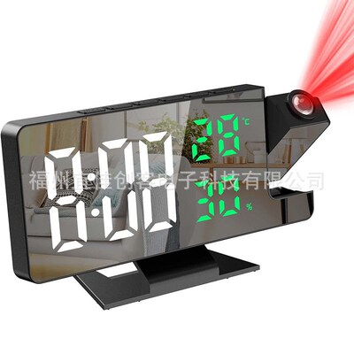 Projection alarm clock with multi-function LED台钟