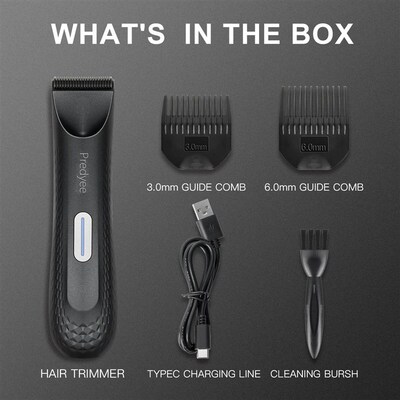 Electric Trimmer for Mens Groin Hair: Versatile Body Groome