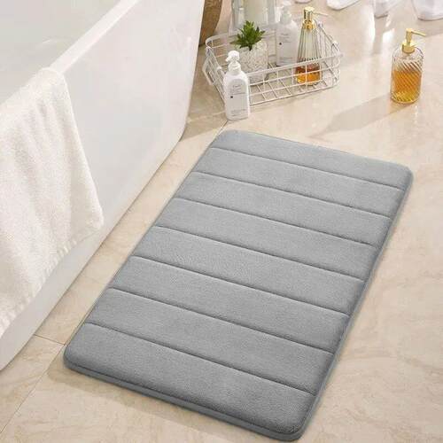 Home Bath Mat Super Absorbent Bathroom Carpets Rugs Soft Mem